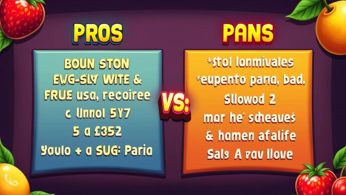 Tabla comparativa con ventajas y desventajas de la slot.