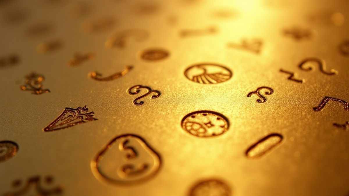 Carte à gratter avec des symboles identiques révélés.