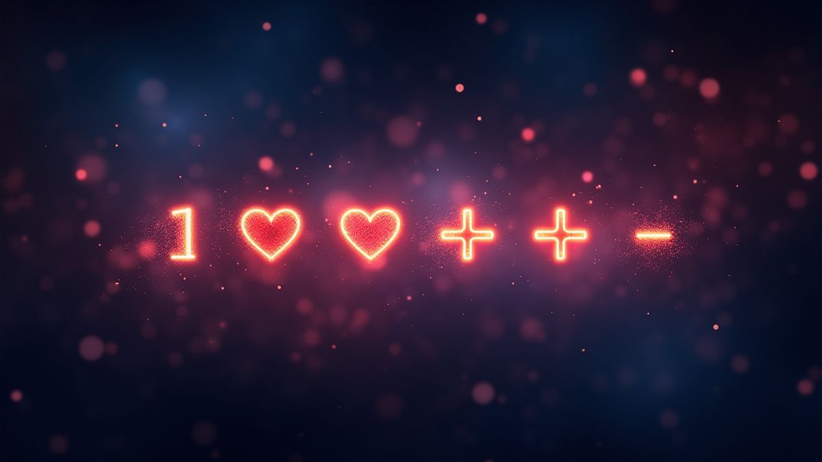 Leuchtende Multiplikatoren, die in einem galaktischen Hintergrund schweben.