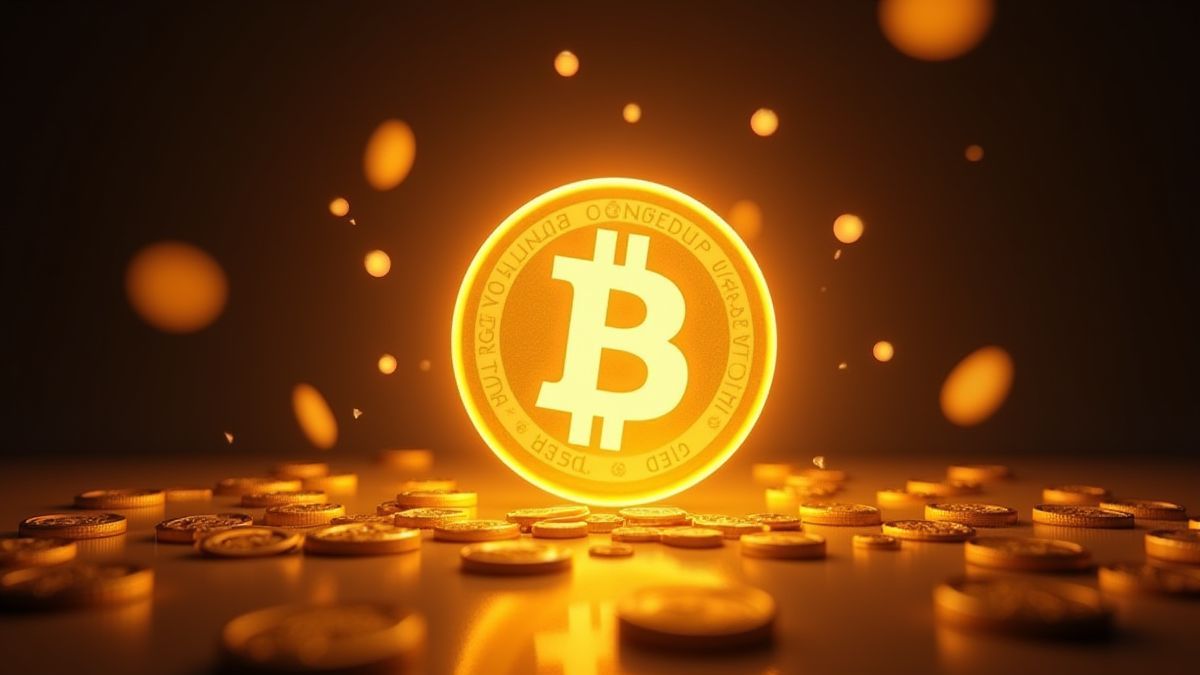 Leuchtendes Scatter-Symbol umgeben von Goldmünzen.