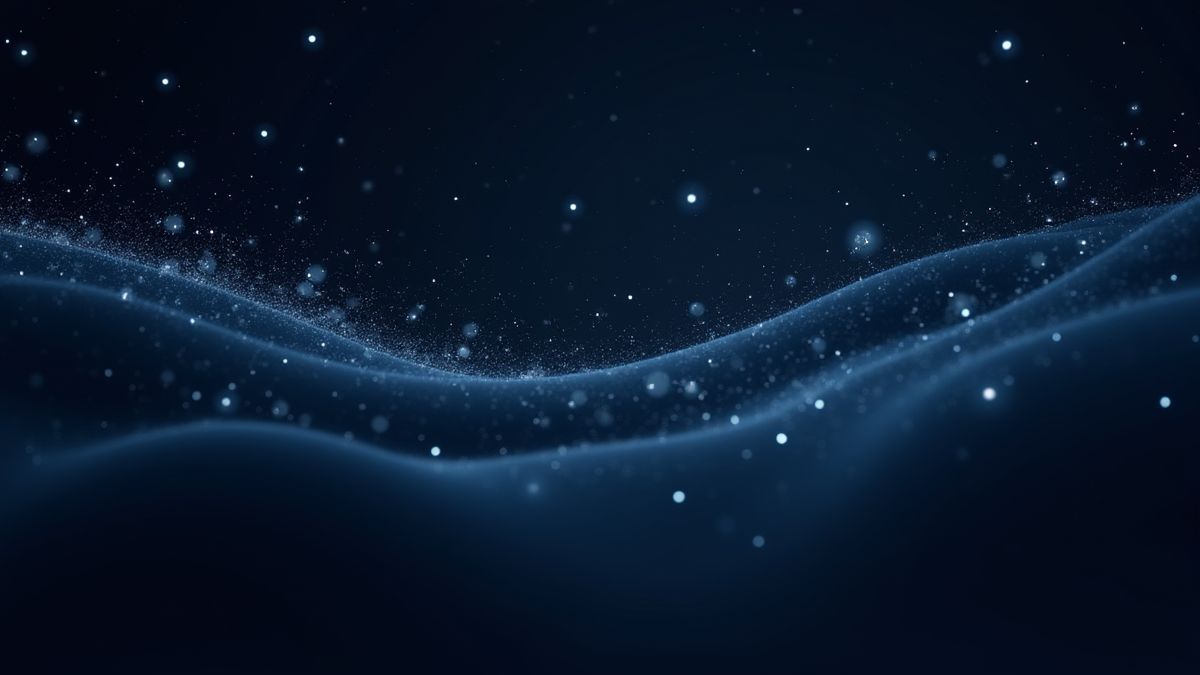 Elegant background of stars and cosmic elements.
