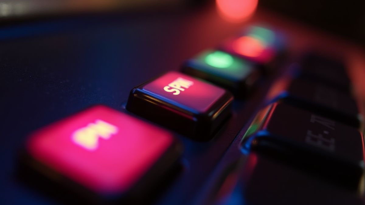 Controles de una máquina tragamonedas.