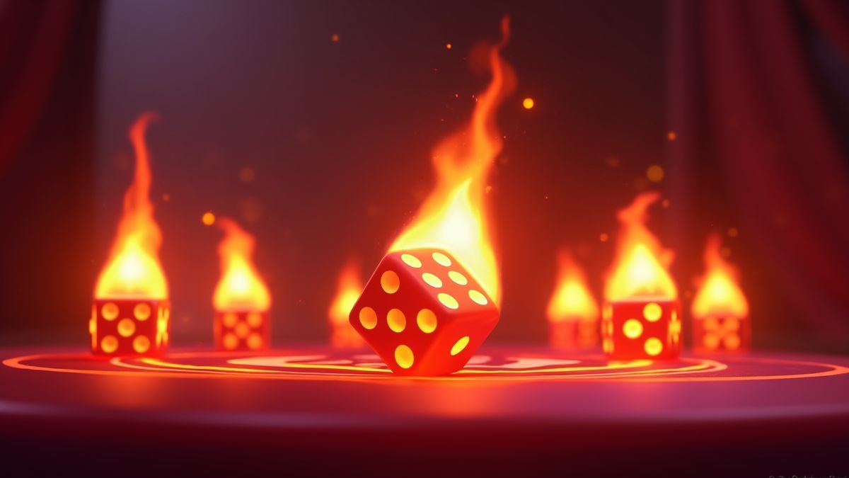 Burning Slots Cash Mesh Dice Slot