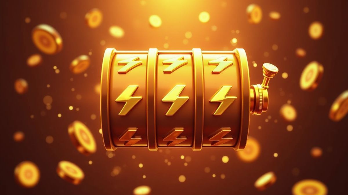 Gouden rollen die draaien met Scatter-symbolen.