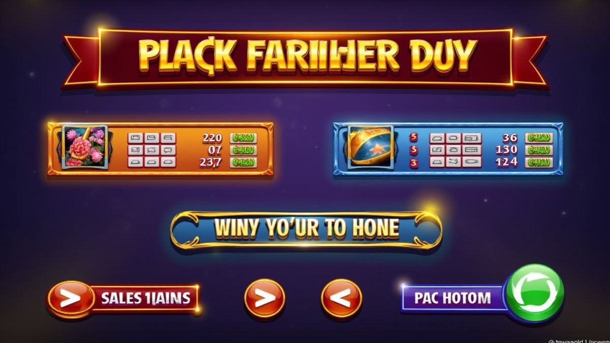 Interface du jeu avec couleurs vives et contrôles de mise.
