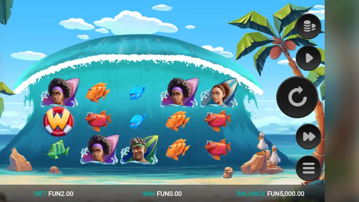 Juego base de la tragaperras Cowabunga Dream Drop