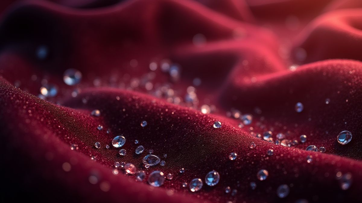 Fundo de terciopelo com gemas brilhantes