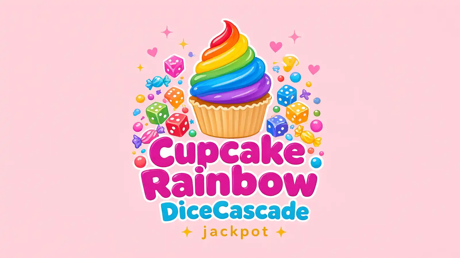 Cupcake Rainbow DiceCascade