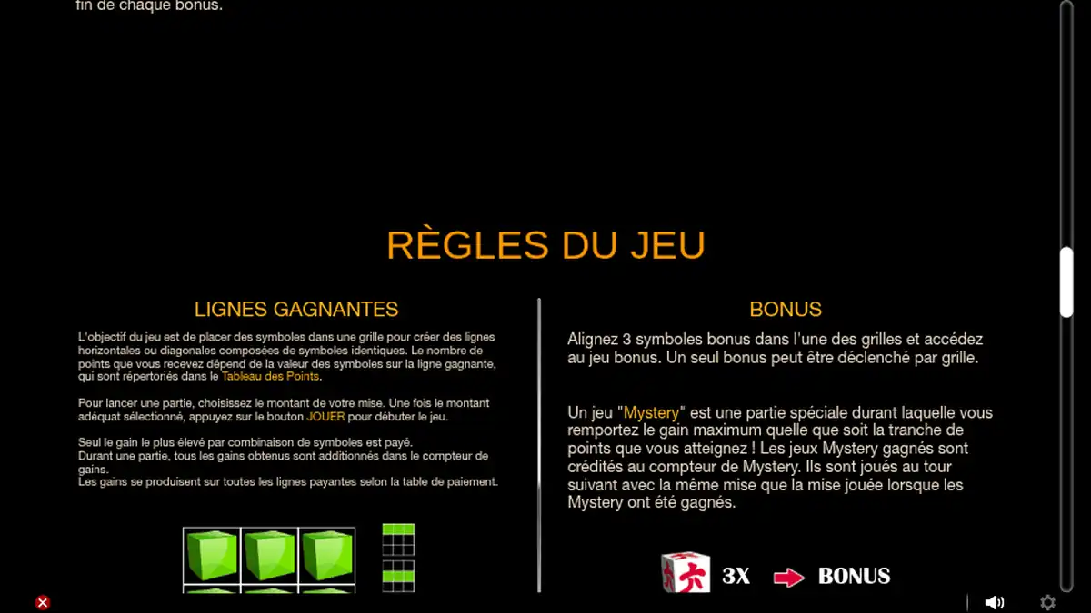 Dernier écran d'introduction de Devilish Dice présentant l'identité visuelle du jeu.