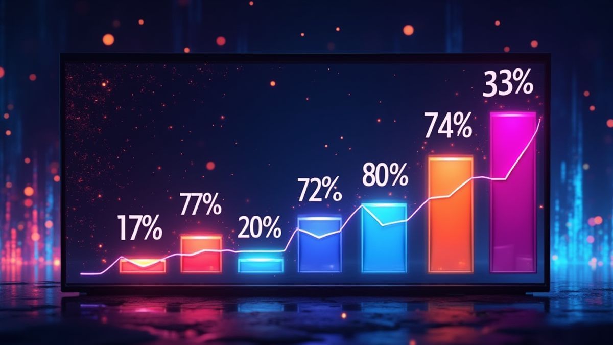 Graphique coloré montrant le RTP et la volatilité de la machine à sous.