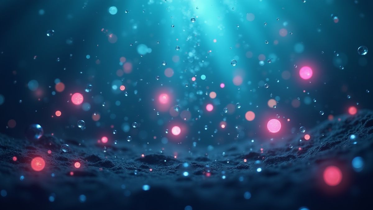 Symboles Scatter brillants parmi des bulles sous-marines colorées.