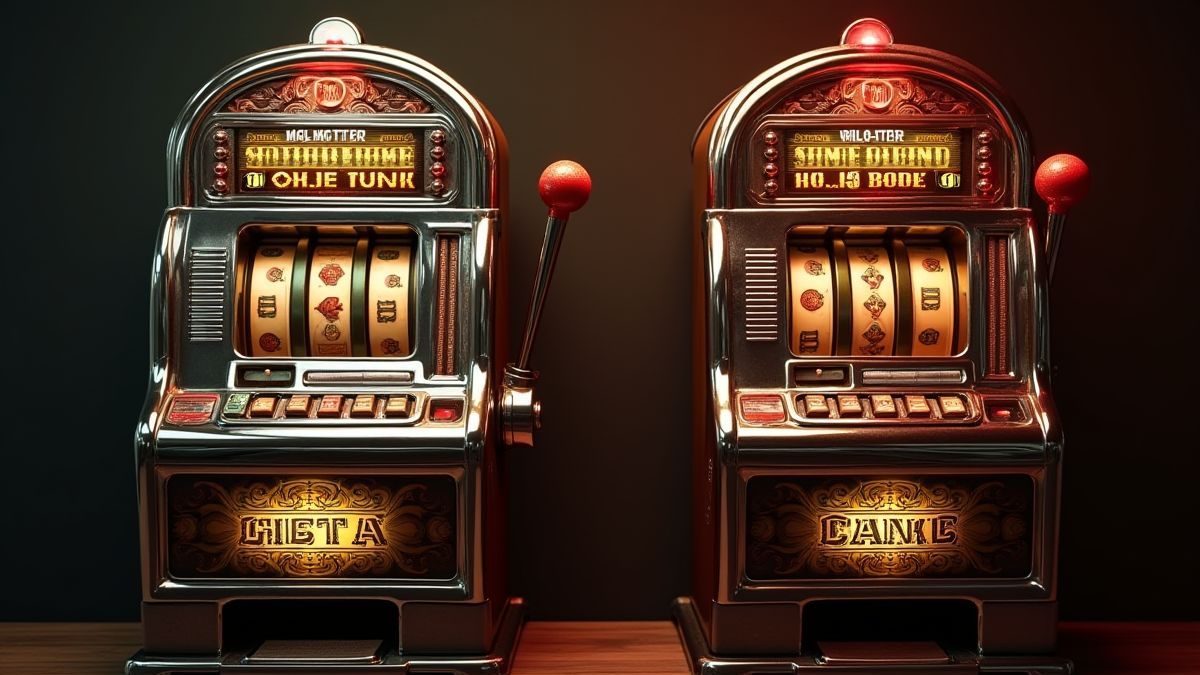 Retro-Spielautomaten verglichen mit ihren einzigartigen Funktionen.