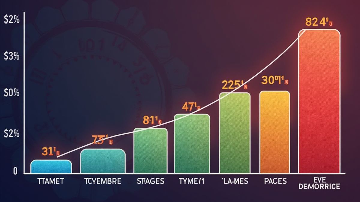 Grafik der Auszahlungssätze von Casino-Slots.