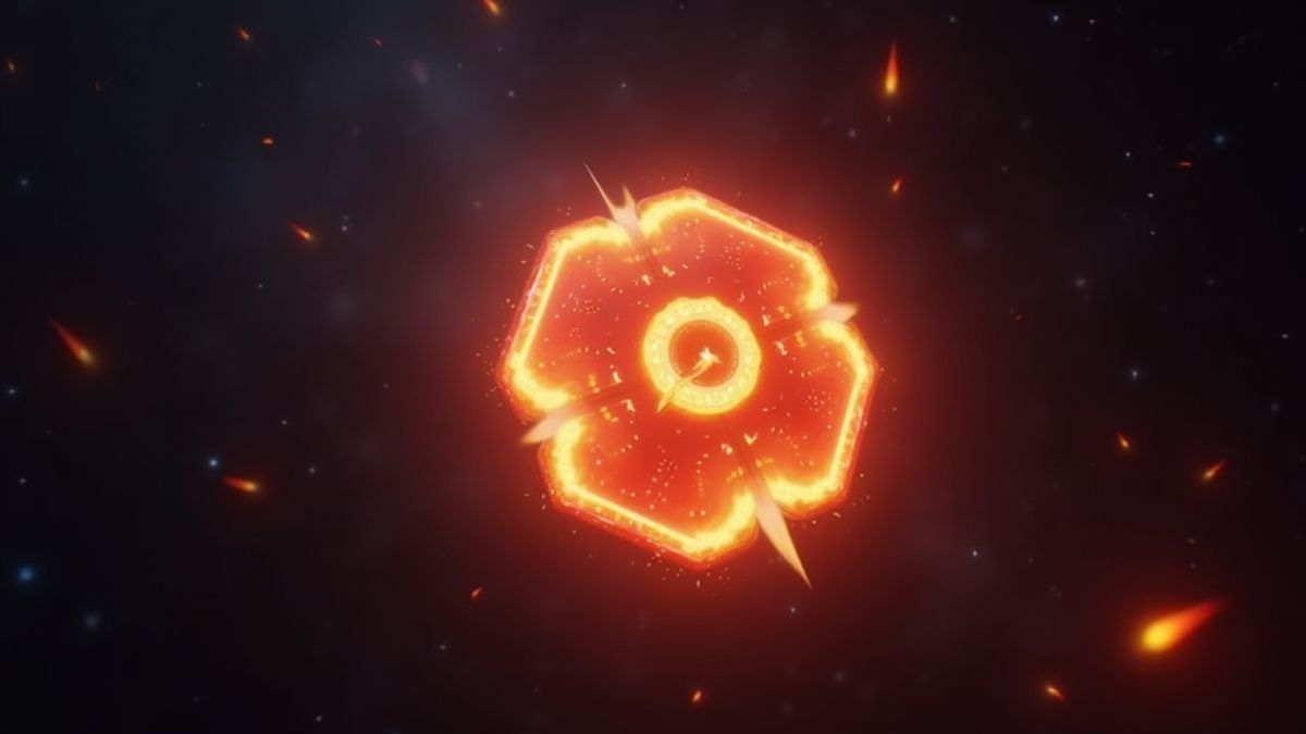 Scatter symbol glowing in an action-filled background.