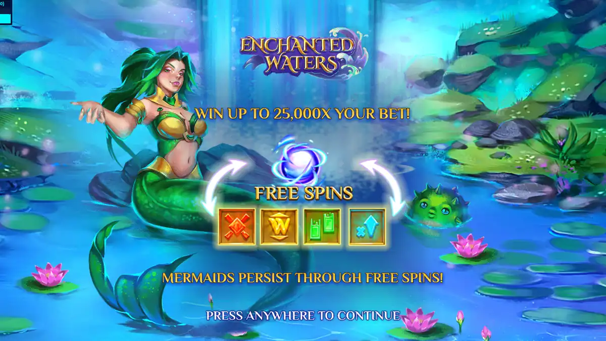Enchanted Waters Slot intro slide 4