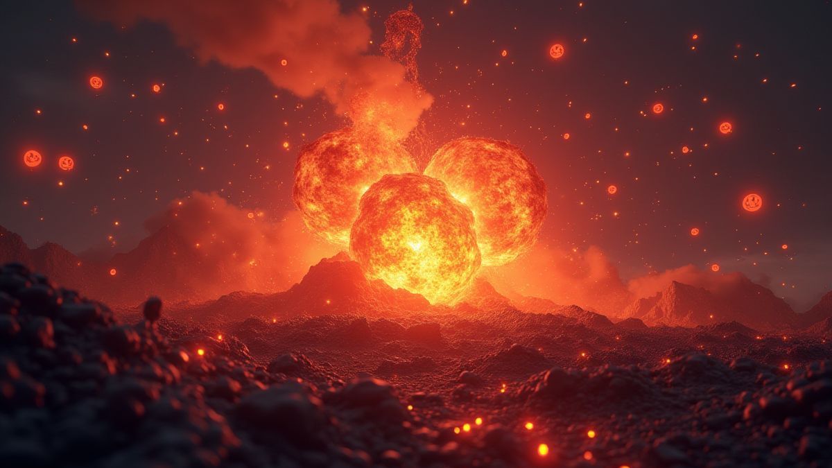 Réacteur énergétique avec des symboles de bonus brillants.