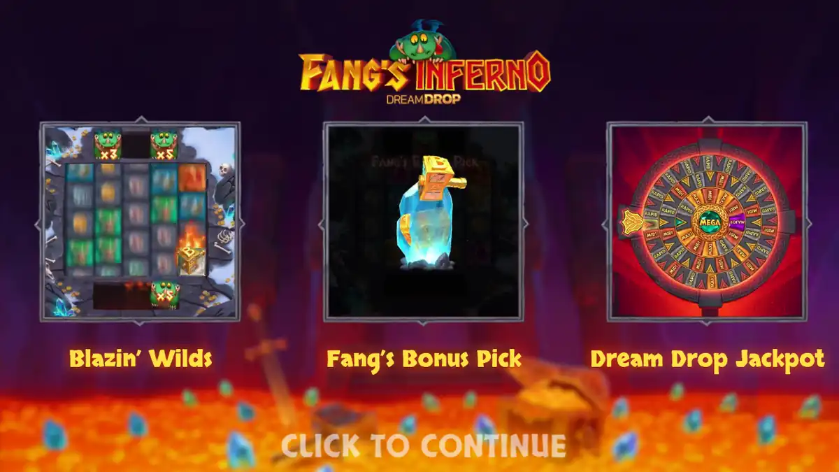 Juego base de Fang's Inferno Dream Drop.