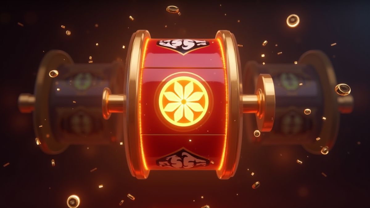 Spinning reel with a shiny Scatter symbol.