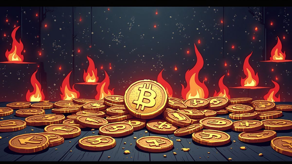 Monedas y alarmas pixeladas sobre un fondo estilo arcade