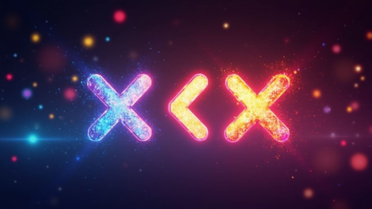 Multiplicadores brilhantes rodeados de efeitos de luz coloridos.