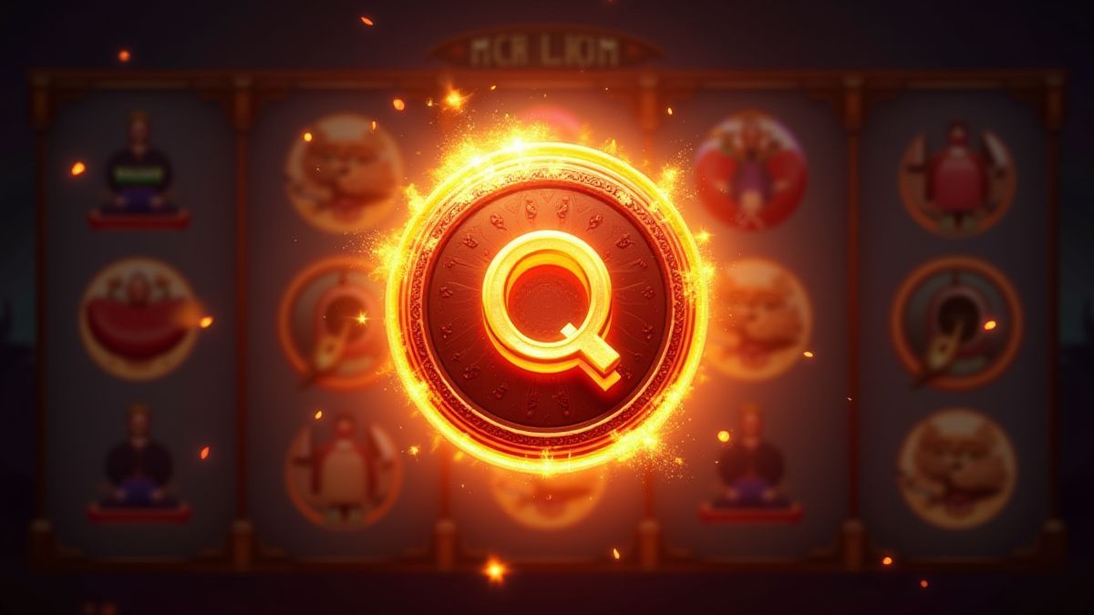 A glowing Scatter symbol surrounded by sparkles on a slot reel.