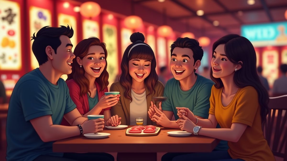 Jugadores disfrutando de un slot japonés