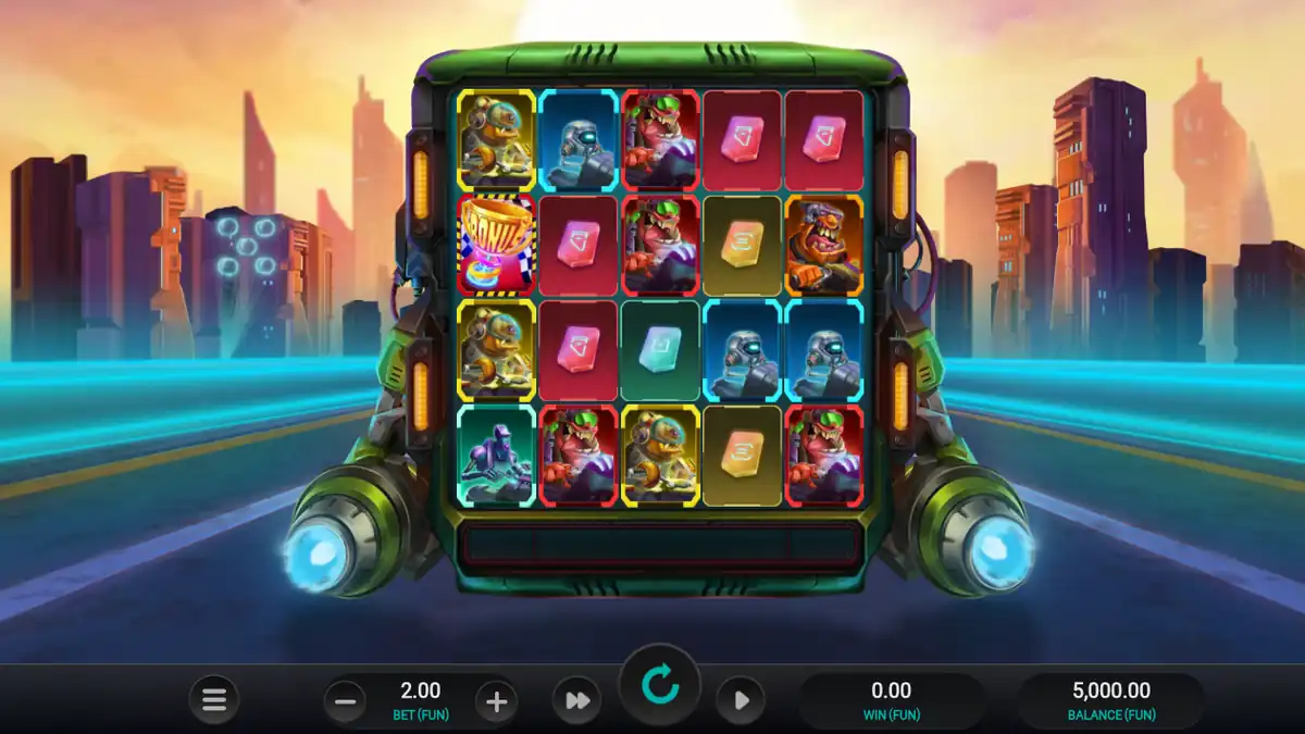 Galactic Racers Dream Drop Slot Basisspiel