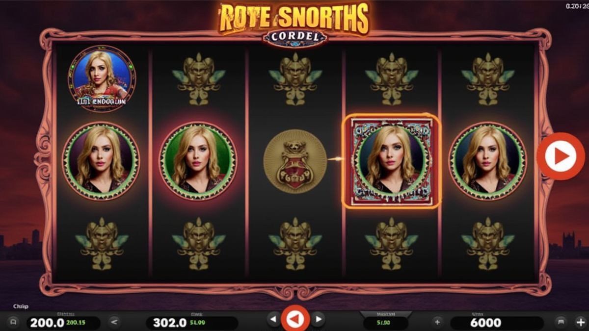 Carretes do slot mostrando símbolos scatter e ativadores de giros grátis.