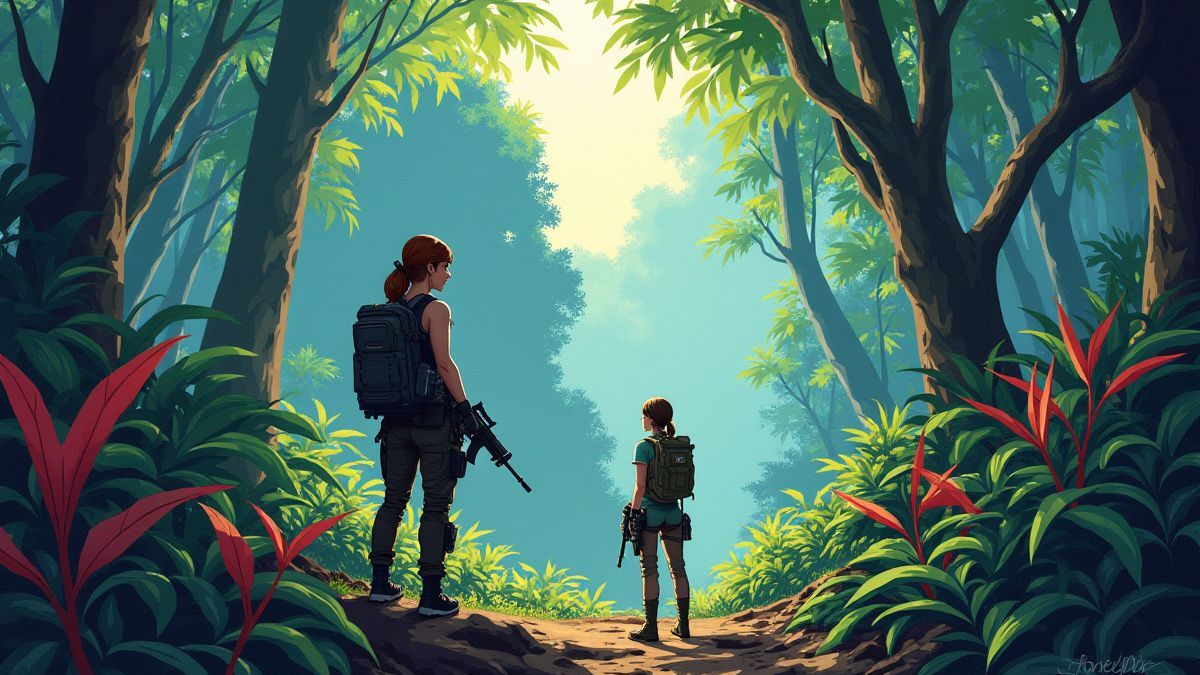 Mujeres aventureras en la selva
