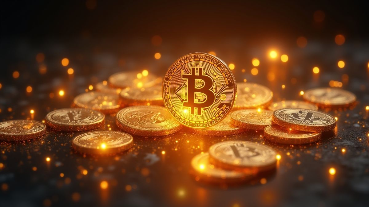 Monedas de diamante, ouro e platino brilhando.