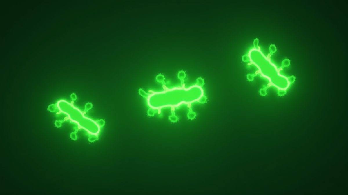 Animierte Bakteriensymbole, die sich in Wild-Symbole verwandeln.