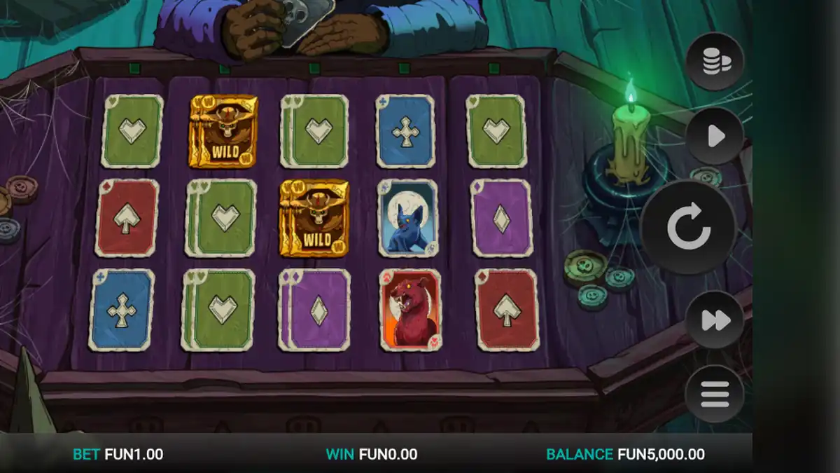 Juego base de la tragaperras Grim the Splitter Dream Drop