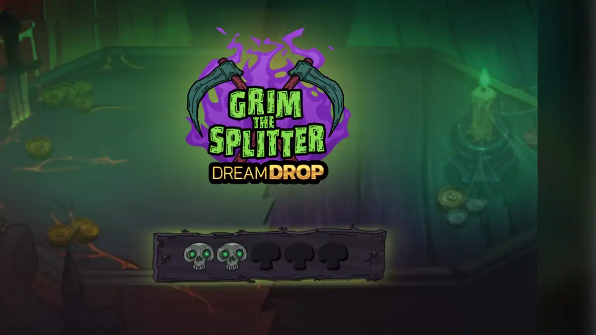 Juego base de la tragaperras Grim the Splitter Dream Drop, diapositiva 1