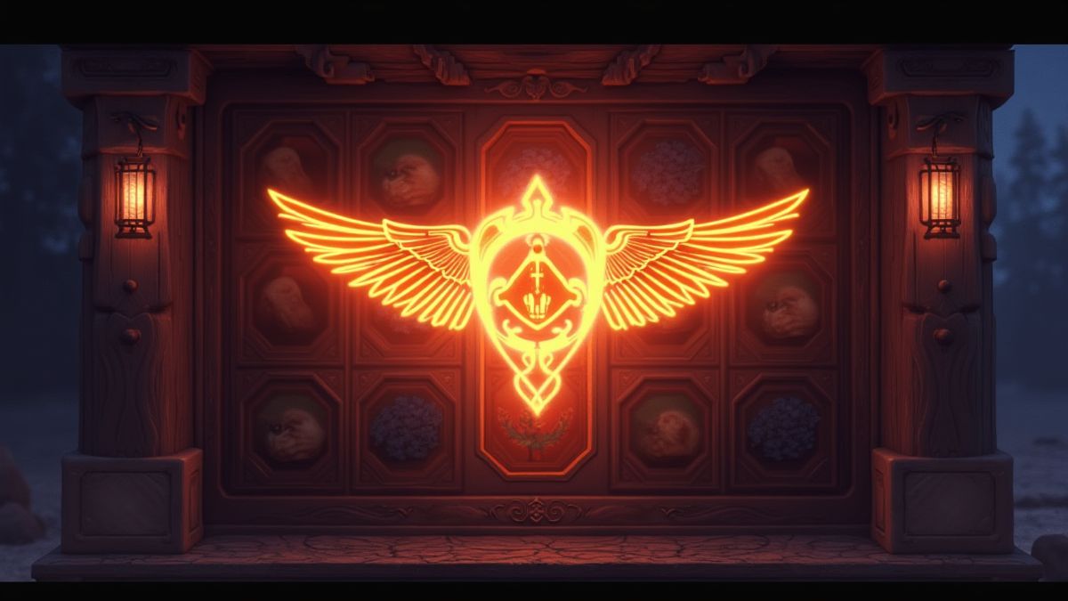 Ein Wild-Symbol, das sich auf einer Walze in einer magischen Slot-Oberfläche ausdehnt.