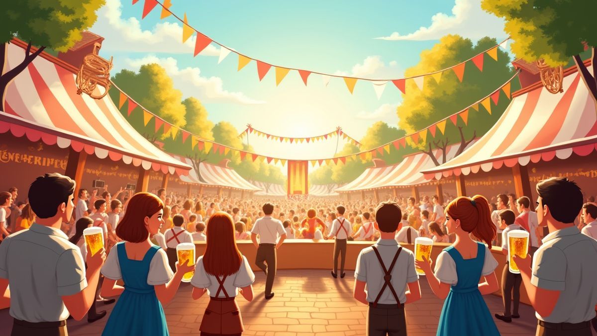 Heidi at the Oktoberfest
