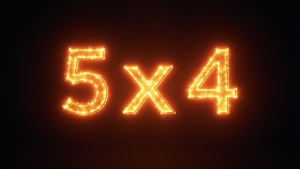 Stralend vermenigvuldiger effect op een donkere achtergrond.