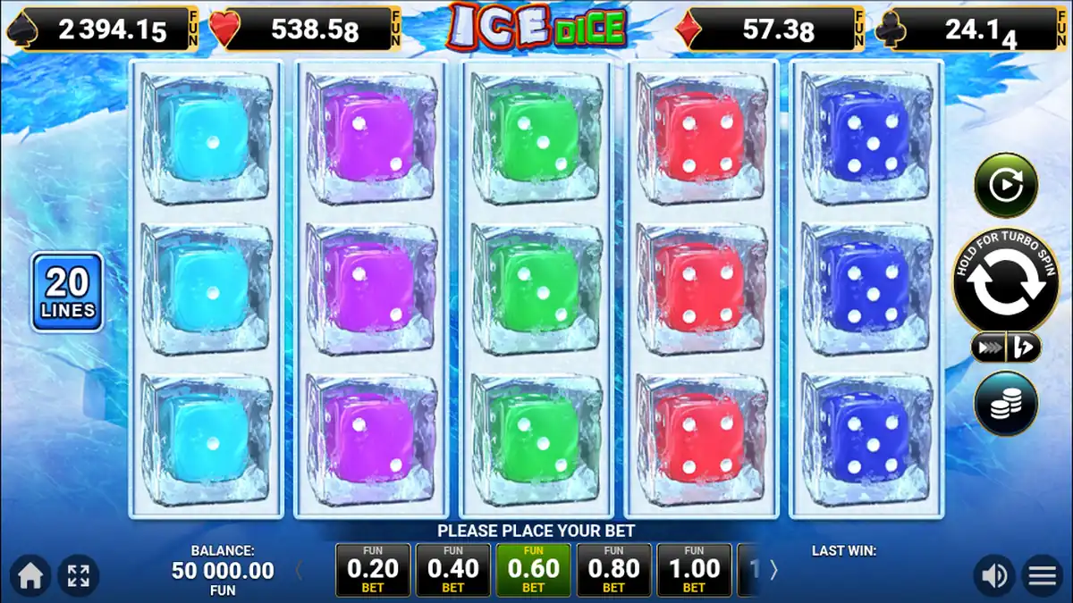 Juego base de Ice Dice