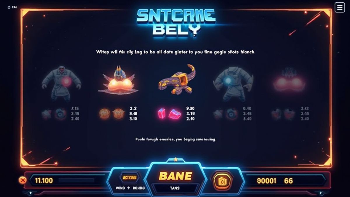 User-friendly interface with futuristic buttons.