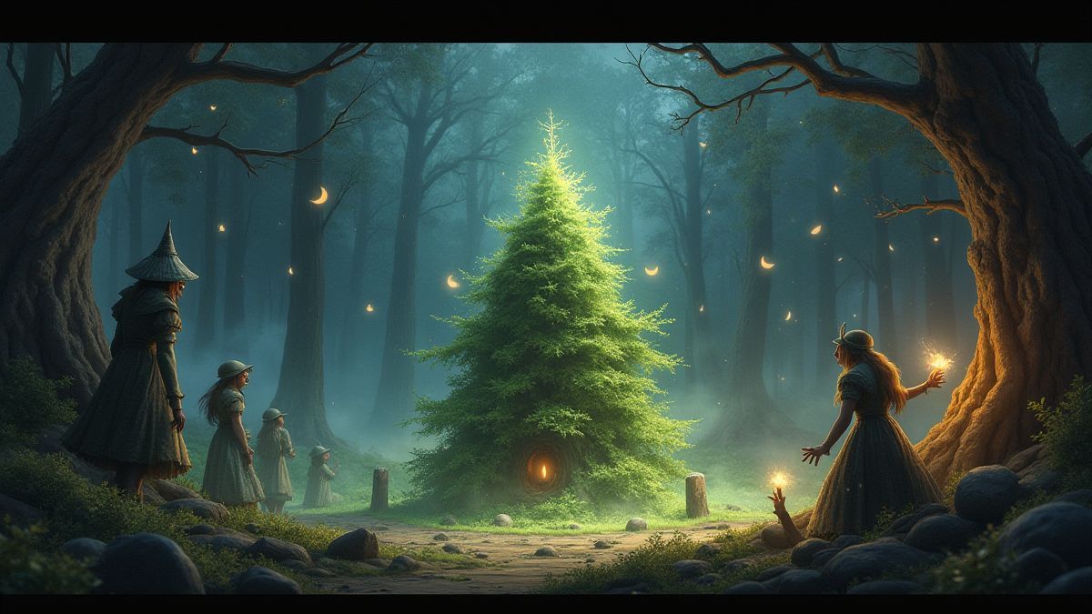 Símbolos transformados mágicamente por el hechizo de Baba Yaga.