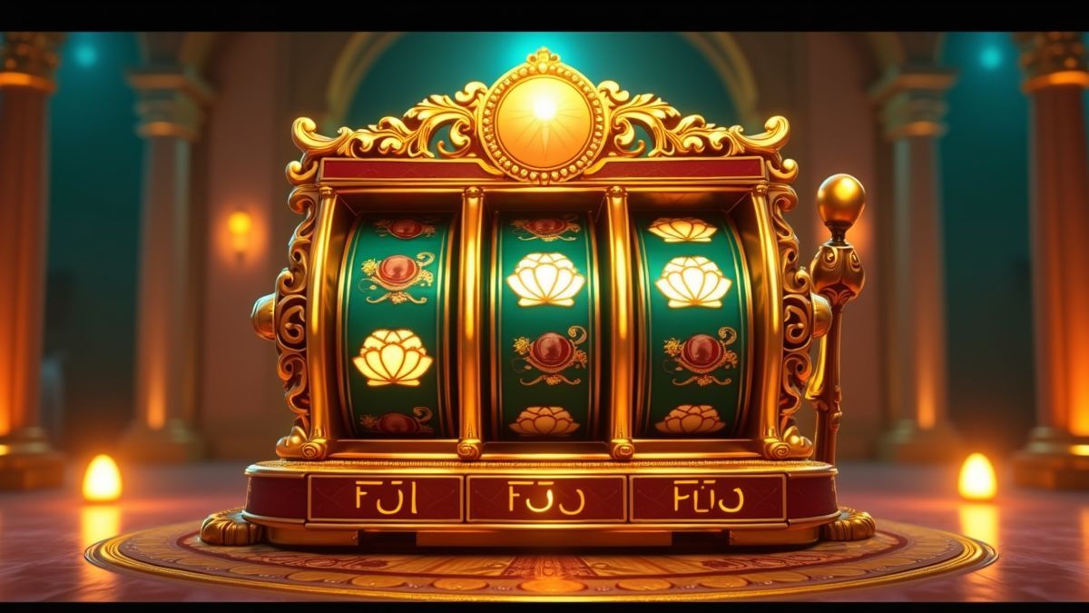 Animierter Fakir-Dice-Slot mit leuchtender Atmosphäre eines progressiven Jackpots