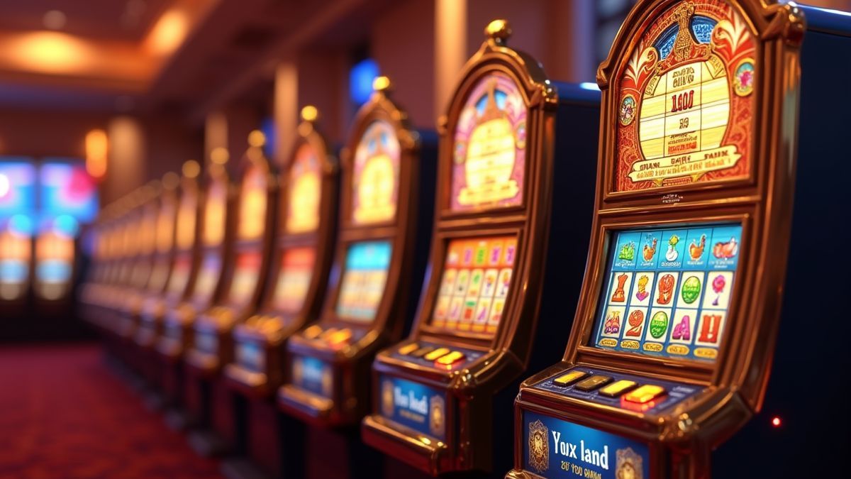 Animierte Reihe von Fakir-inspirierten Spielautomaten mit separaten Jackpot-Stufen