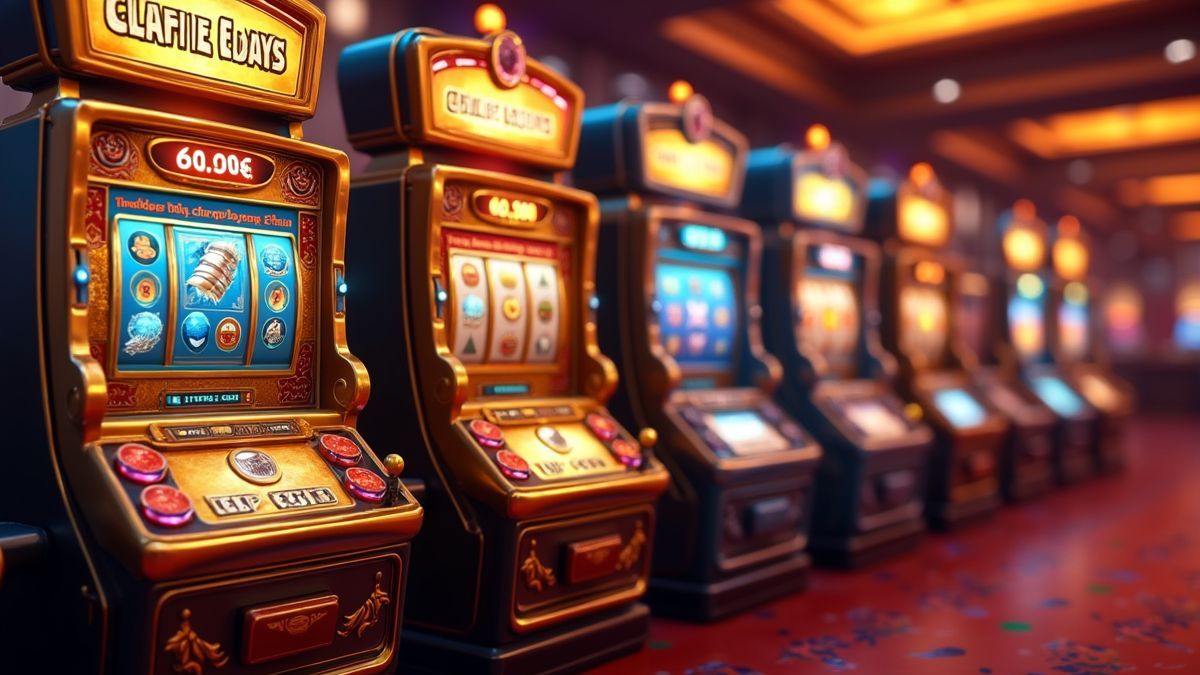 Geanimeerde verbonden Five Raiders-slotmachines in een thematisch casinonetwerk