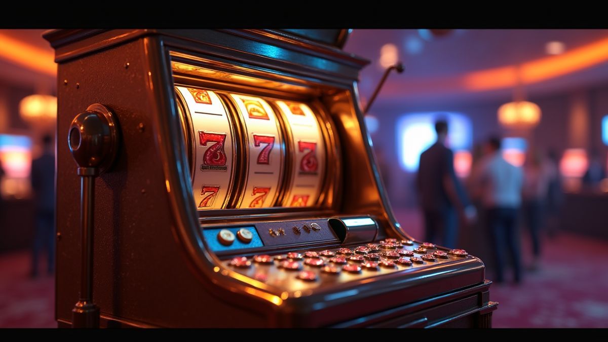Geanimeerde Five Raiders-slotmachine met een gloeiend progressief jackpotsfeerthema