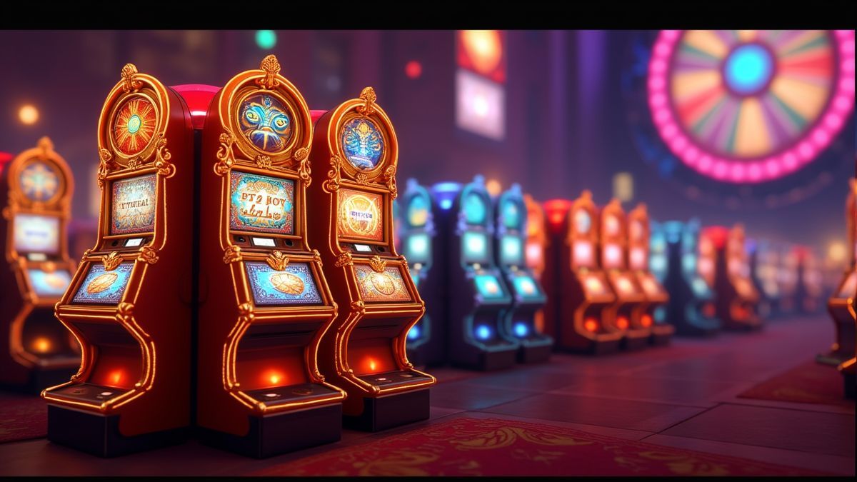 Animated King Millions linked slot machines beside a glowing jackpot wheel