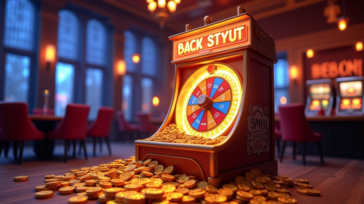Animated Rapid Rush jackpot machine with bonus wheel and glowing meter