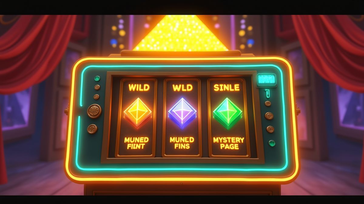 Máquina tragaperras animada de Take It Or Not con imágenes de un jackpot piramidal