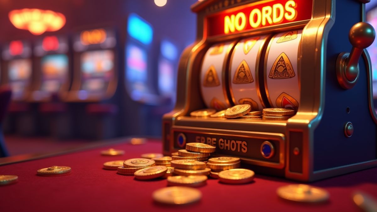 Máquina tragaperras animada con temática piramidal y ambiente de jackpot progresivo