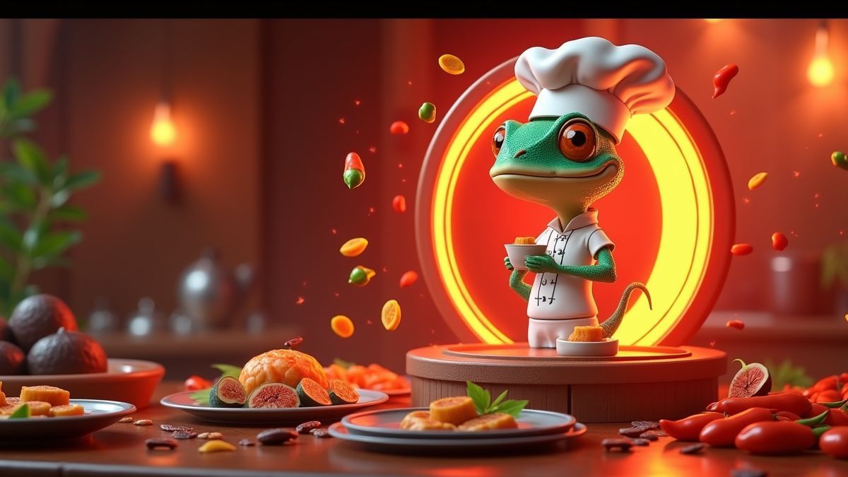 Slot de cozinha picante animada com tema de jackpot Silver
