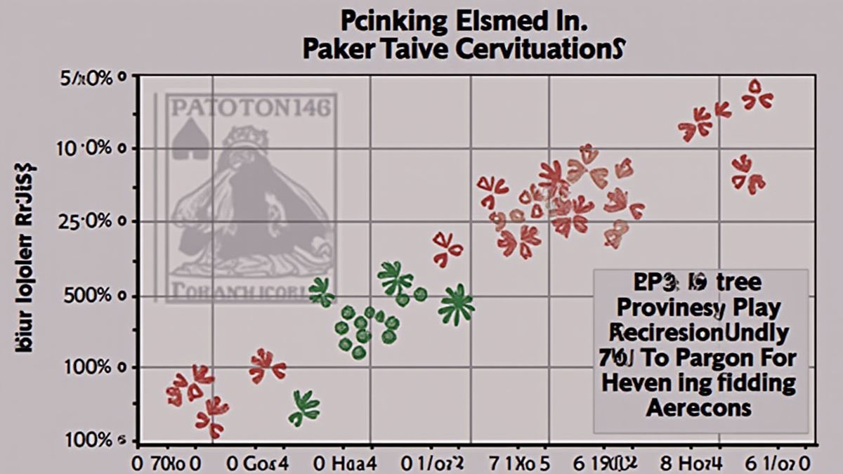 Gráfico mostrando RTP alto com elementos de pôquer