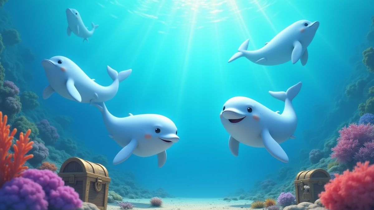 Jolly Beluga Whales